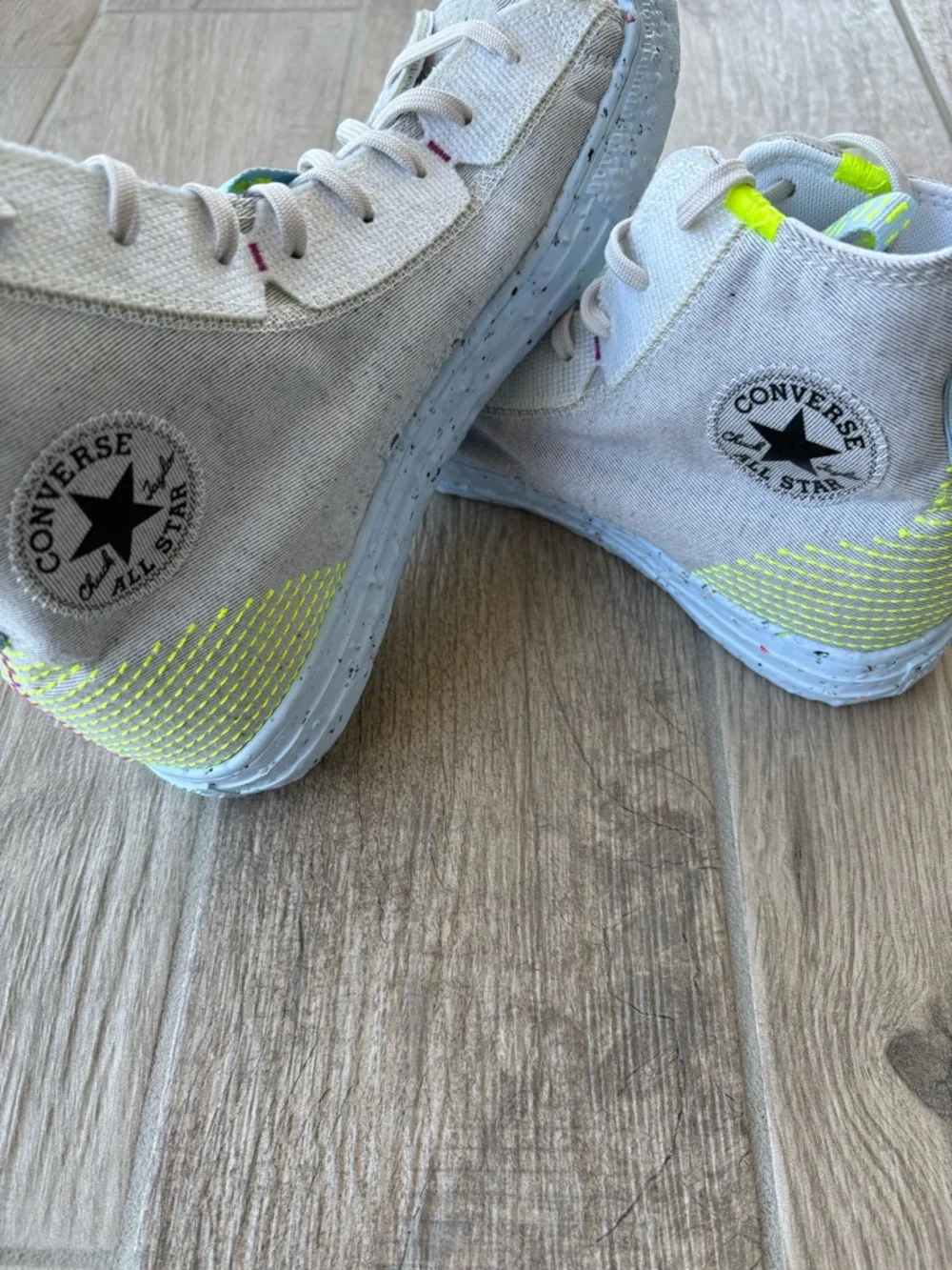 Converse Chuck Taylor All Star Crater White High Space Shoe Men 8M/Women 10